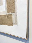 Kit com Dois Quadros em Canvas Texturizado e com Linho