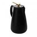 Garrafa termica de plastico new bird preta 1l