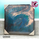 TELA IMPRESSA C/ MOLD PRETA PERFIL PEDRA VERDE 40x40x2.5