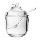 Açucareiro com tampa e colher bird 150ml cristal ecologico