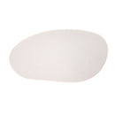 Bandeja em Formato OrgÂnico Branca em Poliresina  40cm comp