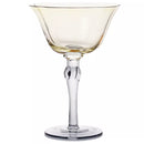 Taça de Vidro para Champagne Flor Amarela