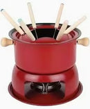 Aparelho de fondue lucerna 11 peças vermelha