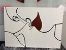 Quadro "O Beijo" Acrílico em Canvas por Isabel Granha