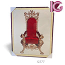 TELA IMPRESSA TRONO VERMELHO60X50X3CM