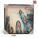 TELA IMPRESSA C/ MOLD PRETA PERFIL PEDRA BRANCA 40x40x3CM