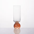 Taça para Champanhe Transparente e Âmbar