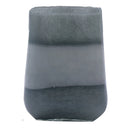 Vaso de vidro cinza - Quadrado