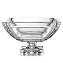 Centro de mesa Glanz em cristal com pé D26,8xA16,7cm