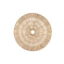 Adorno Circular de Parede Médio em Fibra Natural 70cm de diâmetro