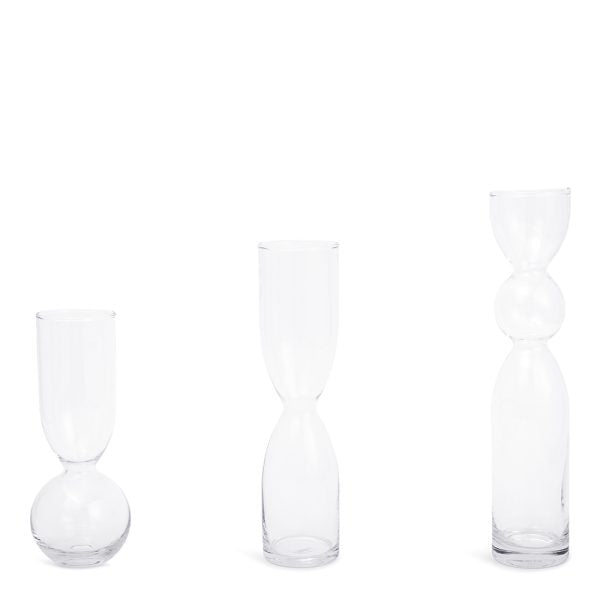 Vaso em Vidro Transparente - 3 formatos