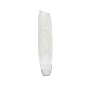 Vaso decorativo em vidro corte diagonal transparente 70 x 16cm