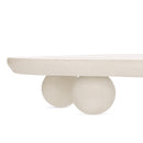 Bandeja em Formato OrgÂnico Branca em Poliresina  40cm comp