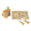 Tabua para queijos com 3 facas