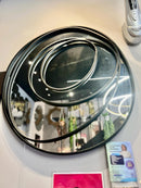 Espelho Decorativo com Moldura em Metal Preto